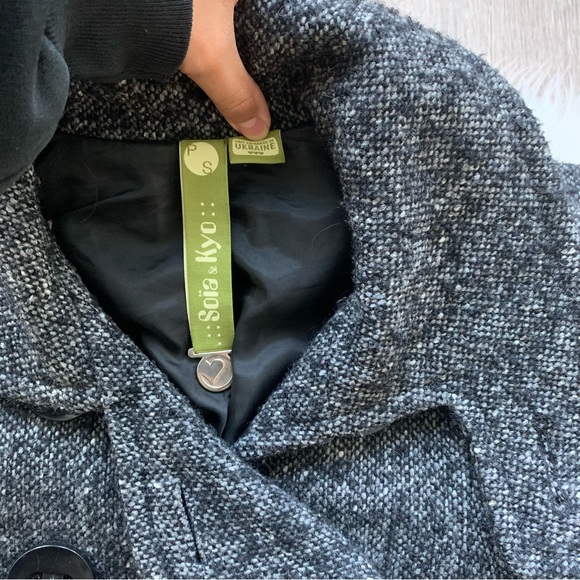 SOIA&KYO - Wool Peacock Coat - Picture 10 of 13